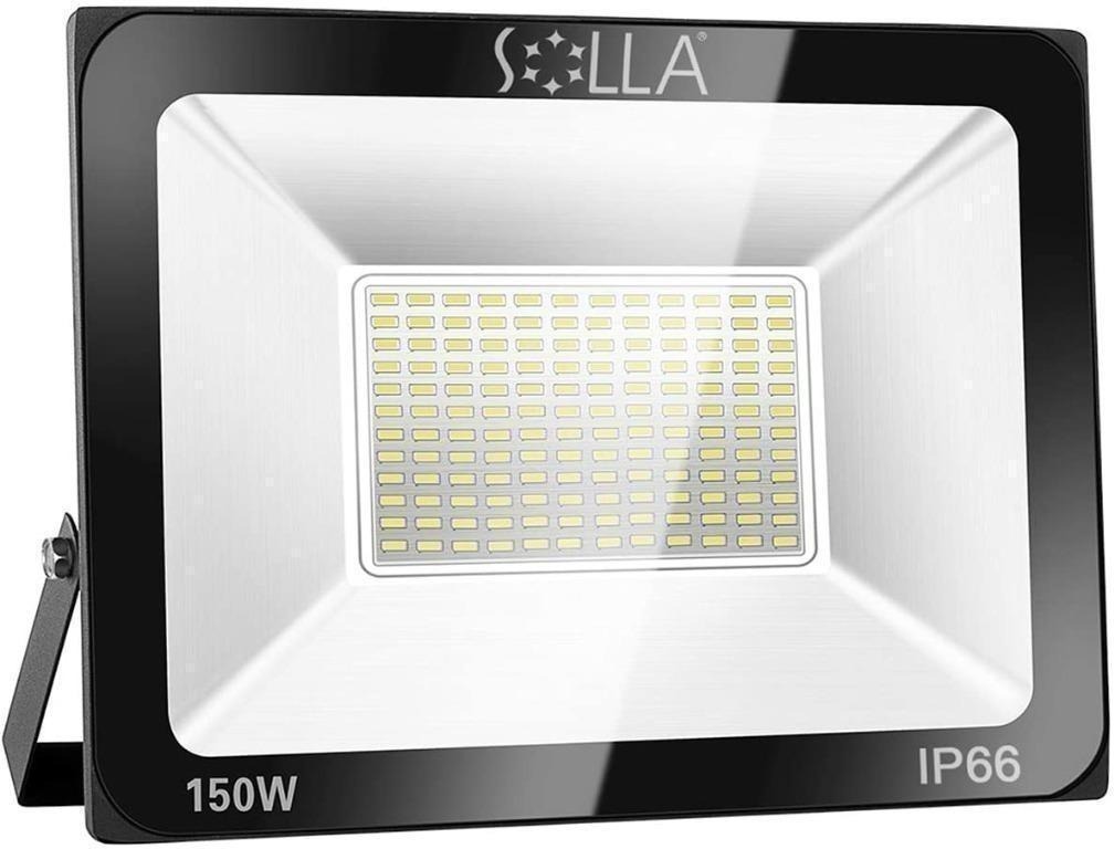 SOLLA 150W LED Flood Light, IP66 Waterproof, 12000lm, 800W Equivalent, Outdoor  Security Lights, 6000K Daylight White, Furniture  Home Living, Lighting   Fans, Lighting on Carousell