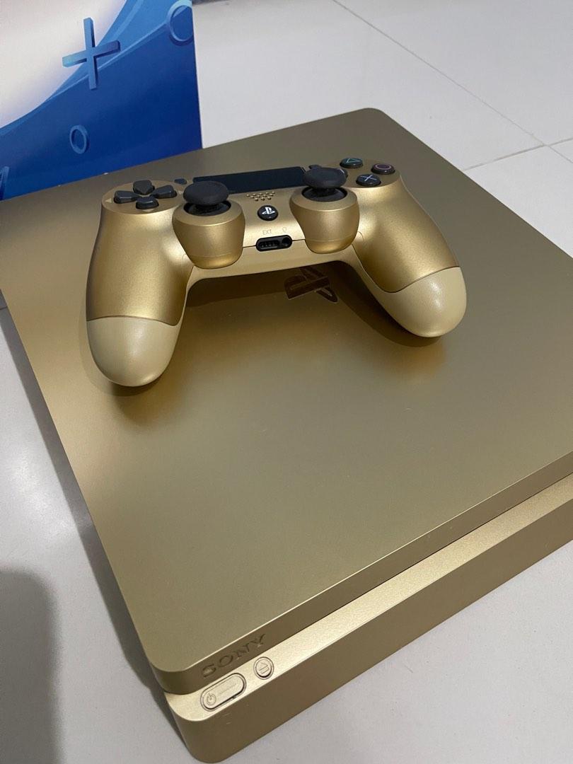Sony PS4 Limited Edition Gold 1TB, Video Gaming, Video Game Consoles