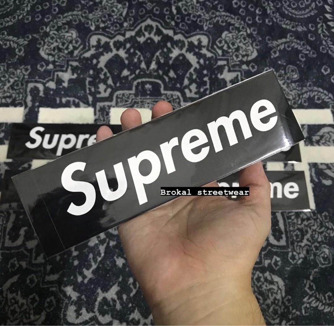 Supreme black box logo sticker outlet