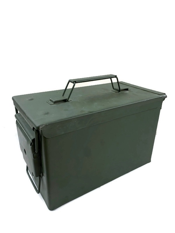 Super Heavy Duty 50 Cal. M2A1 All Metal Ammo Can Military Tool Box ...