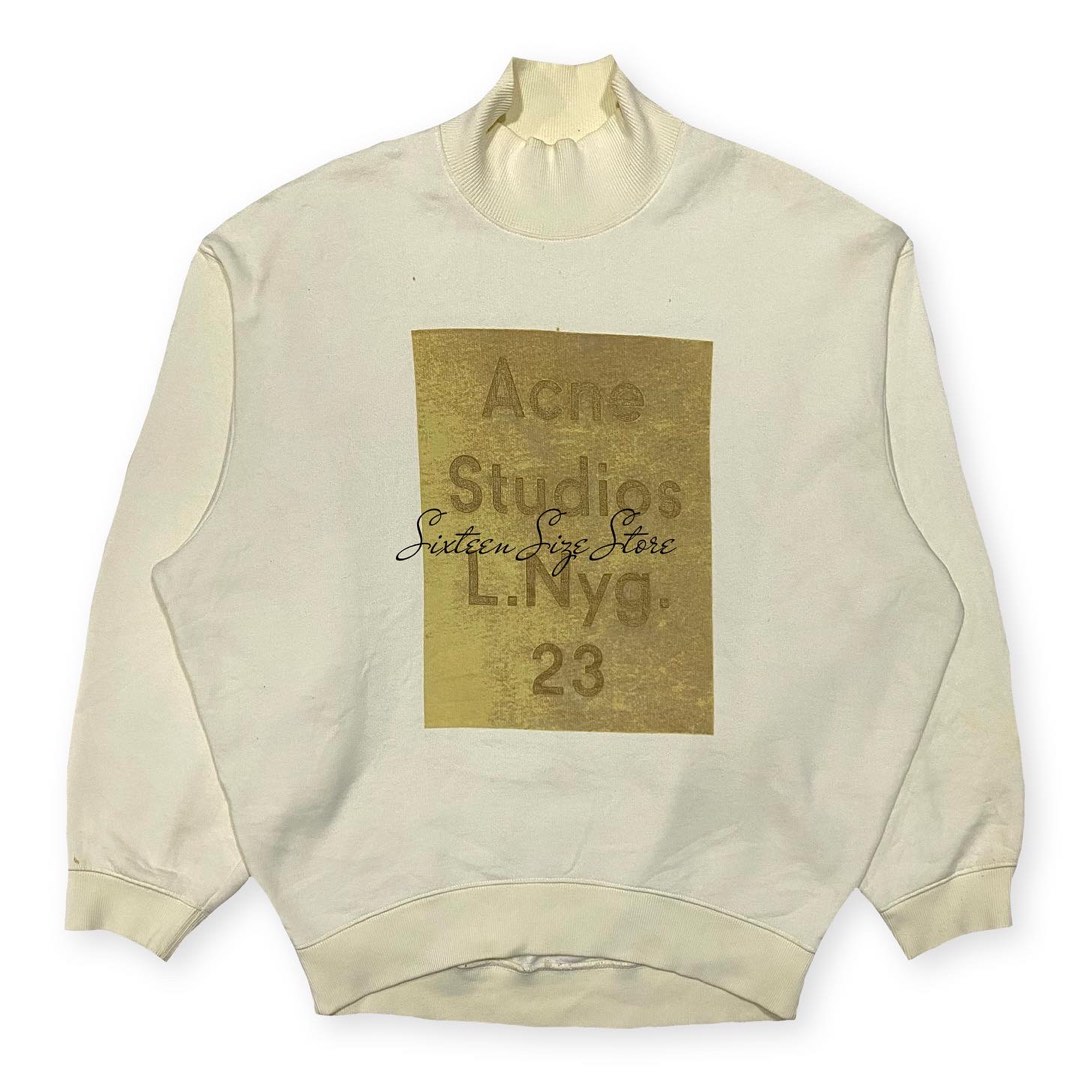 Sweatshirt Acne Studios Beta Flock Barang Mewah Pakaian di