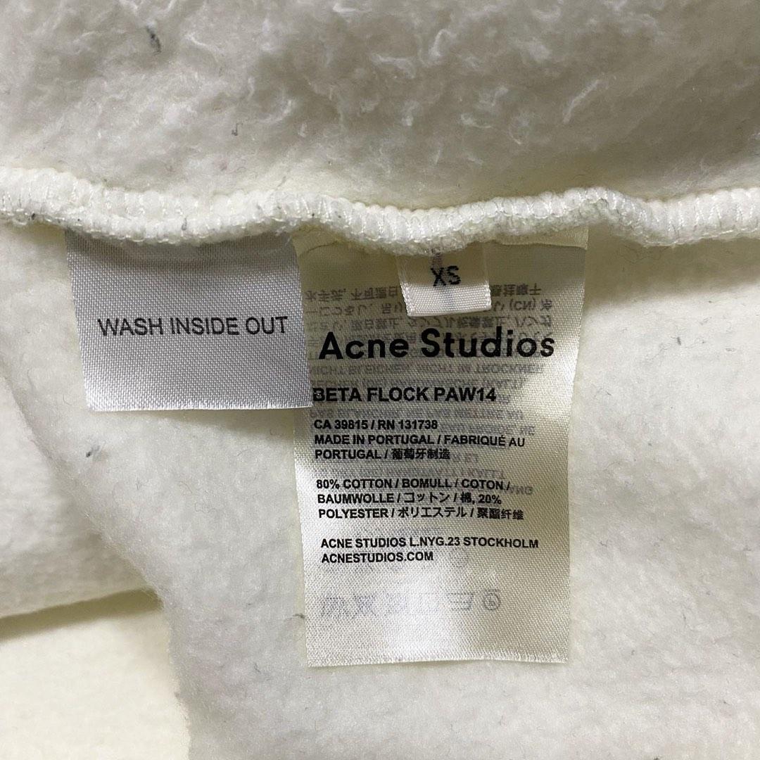 Acne studios sales beta flock sweatshirt
