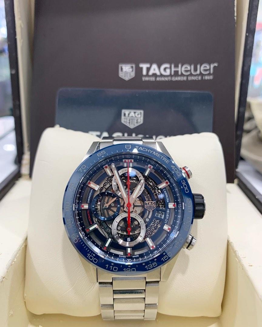 Tag heuer discount carrera skeleton blue