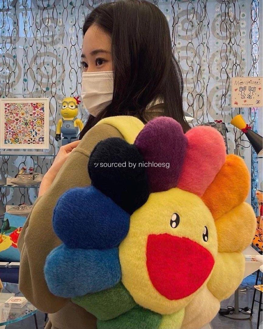 Takashi Murakami Flower Plush Rucksack Backpack Rainbow – RIF NYC