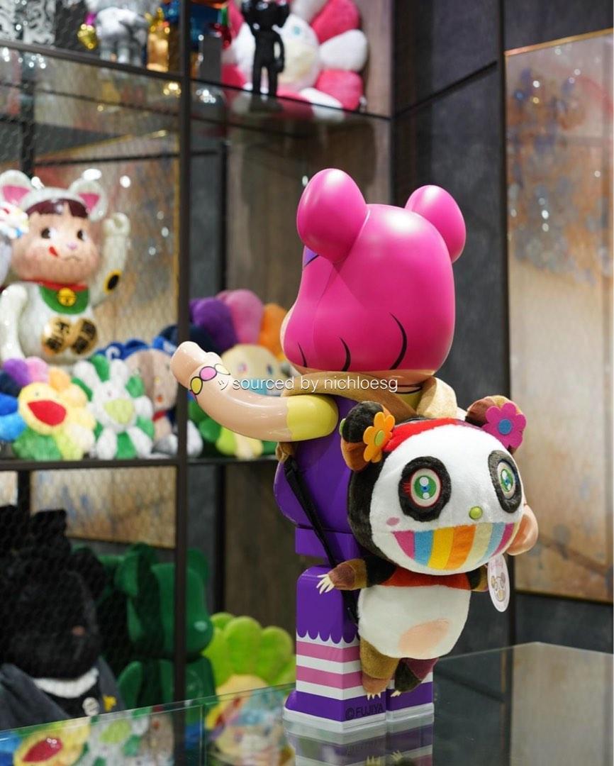 TAKASHI MURAKAMI Panda Backpack Bag Plush Doll KAIKAI KIKI JAPAN NEW