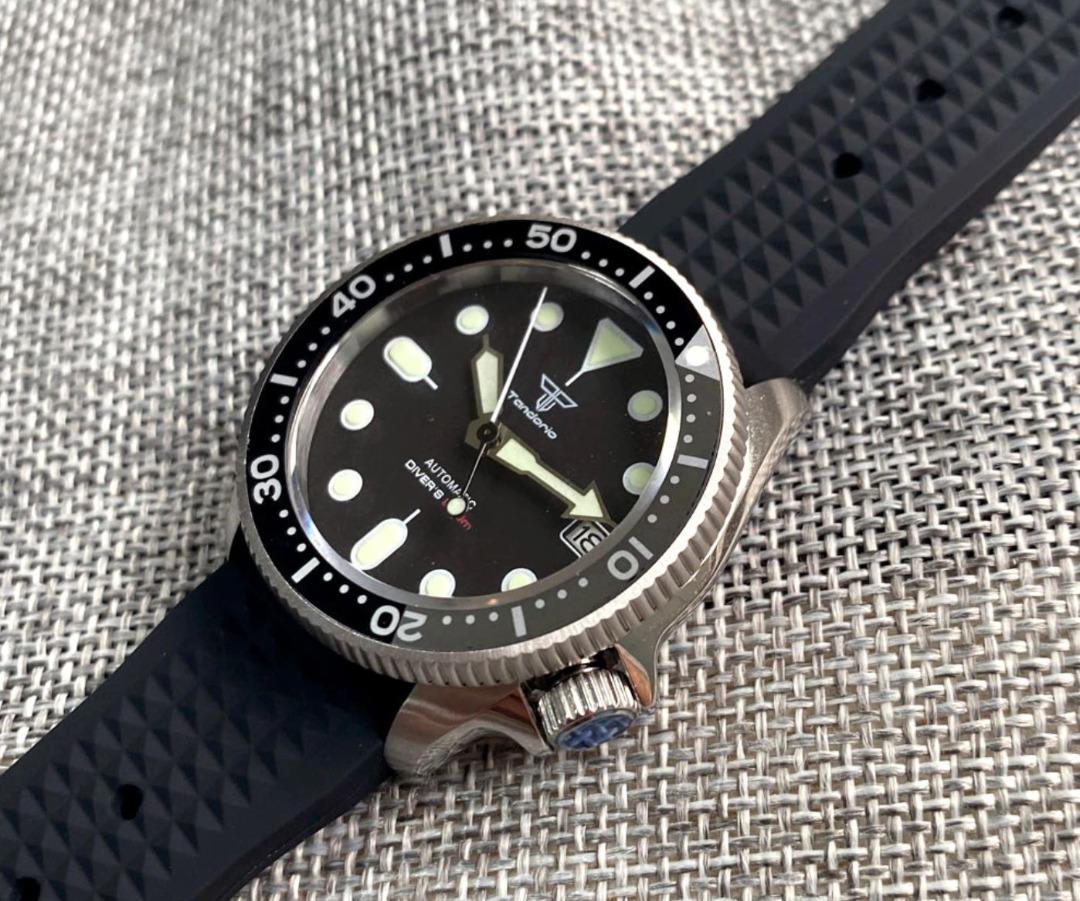 Tandorio 37mm automatic dive watch, Men's Fashion, Watches