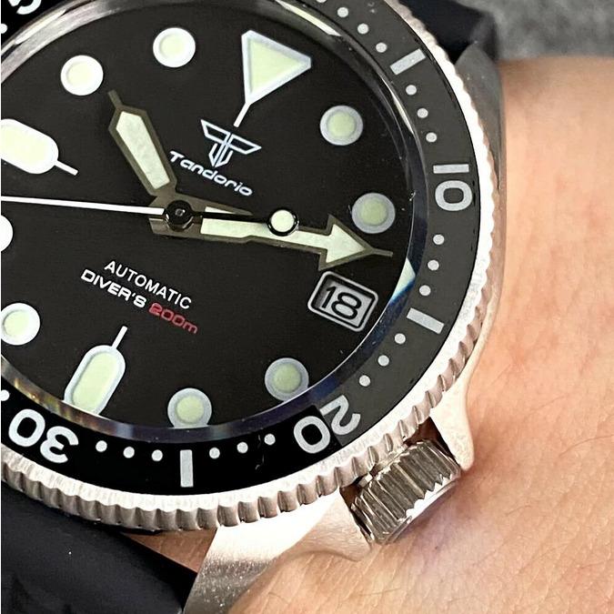 Tandorio 37mm automatic dive watch, Men's Fashion, Watches