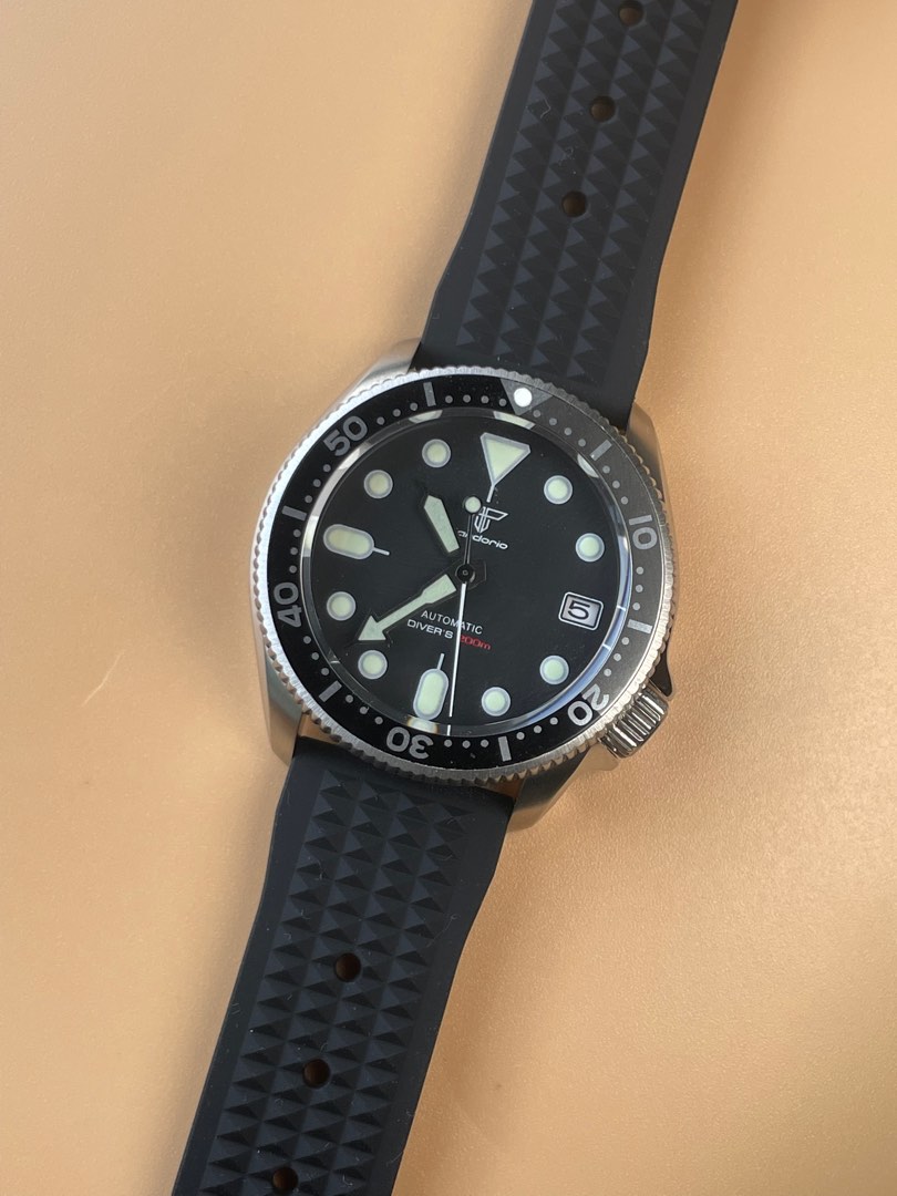 Tandorio 37mm automatic dive watch, Men's Fashion, Watches