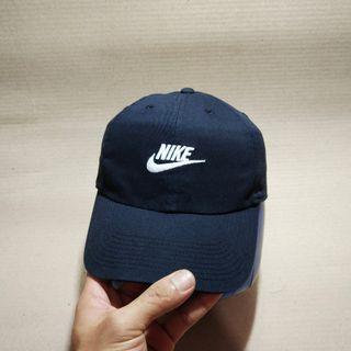 topi nike heritage katun casual vintage vtg swoosh