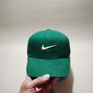 topi nike hijau size m vintage vtg swoosh