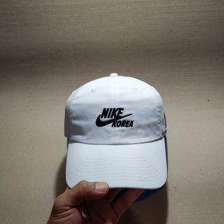topi nike putih korea vintage vtg swoosh