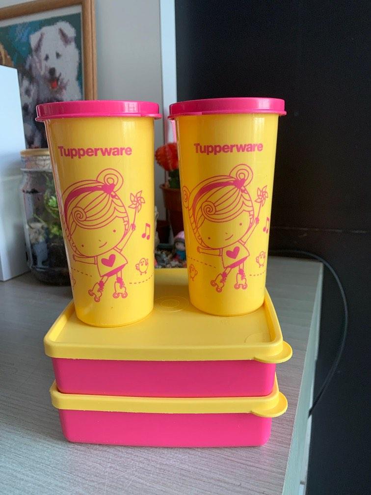 Tupperware Lunch box & cup (250ml), Furniture & Home Living ...