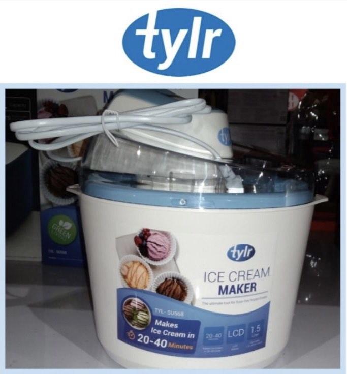 Tylr Electric Ice Cream Maker TYL SU568 Furniture Home Living Kitchenware Tableware Cookware Accessories on Carousell