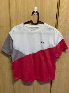UNDER ARMOUR色塊拼接排汗上衣