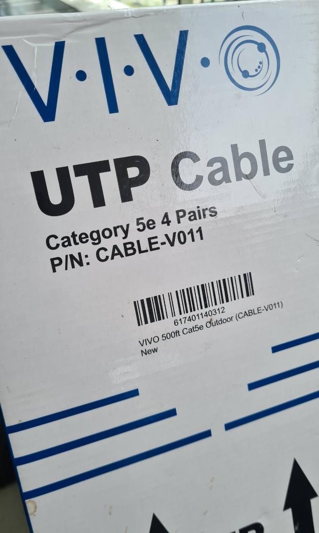 UTP Cable 5e Outdoor LAN Ethernet, Computers & Tech, Parts ...