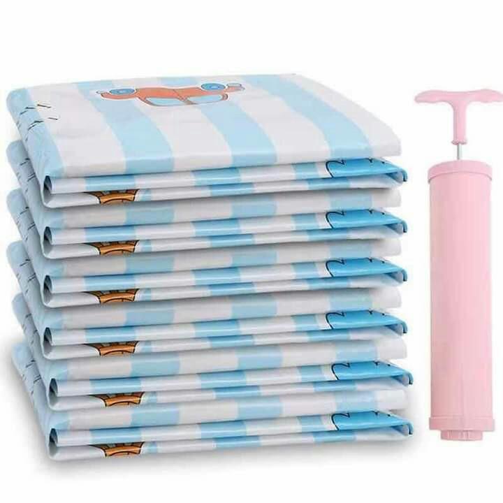 Vacuum Storage Bags(Updated) (Category: Storage Boxes & Baskets) located in Manila. Submitted by chedelm (Listing ID 253456141, Image 1). Description: Vacuum Storage Clothes Suction Compressed Bag Travel Saving Space Packing Bag 4size S (40x60cm) P100 M (60×80cm) P130 L (80×100cm) P150 XL (100×120cm) P180 Hand pump P130 *works with any vacuum cleaner *New packaging and measurements po except medium..