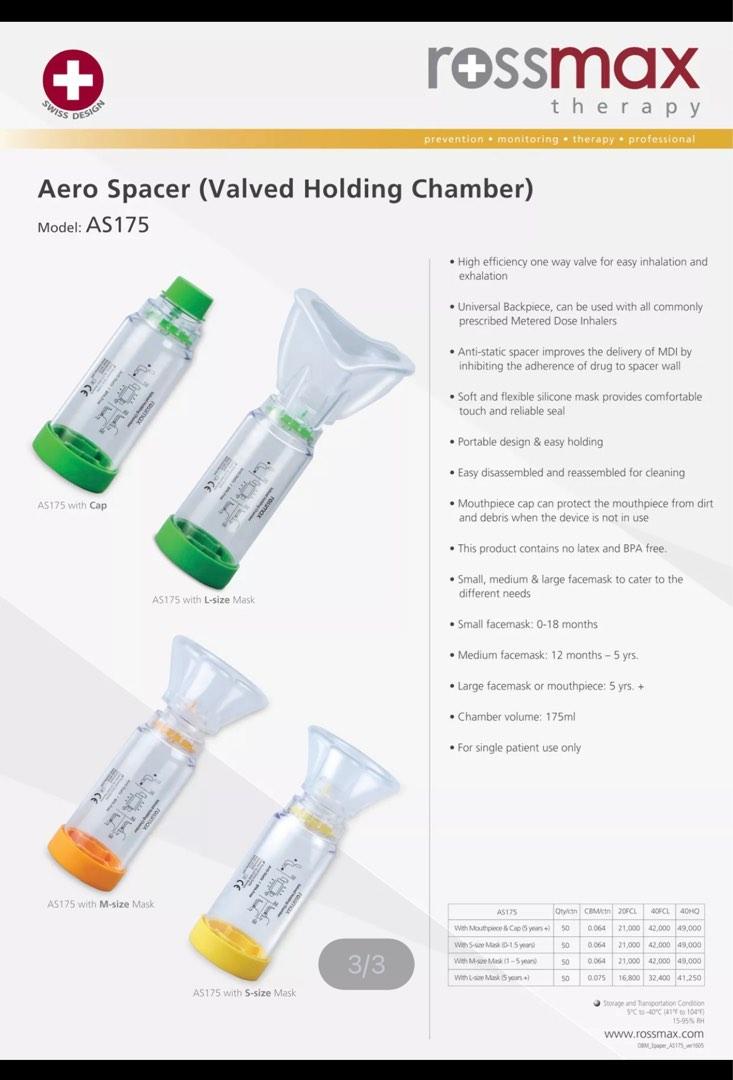 Valve holding chamber for inhaler, Health & Nutrition, Medical Supplies ...