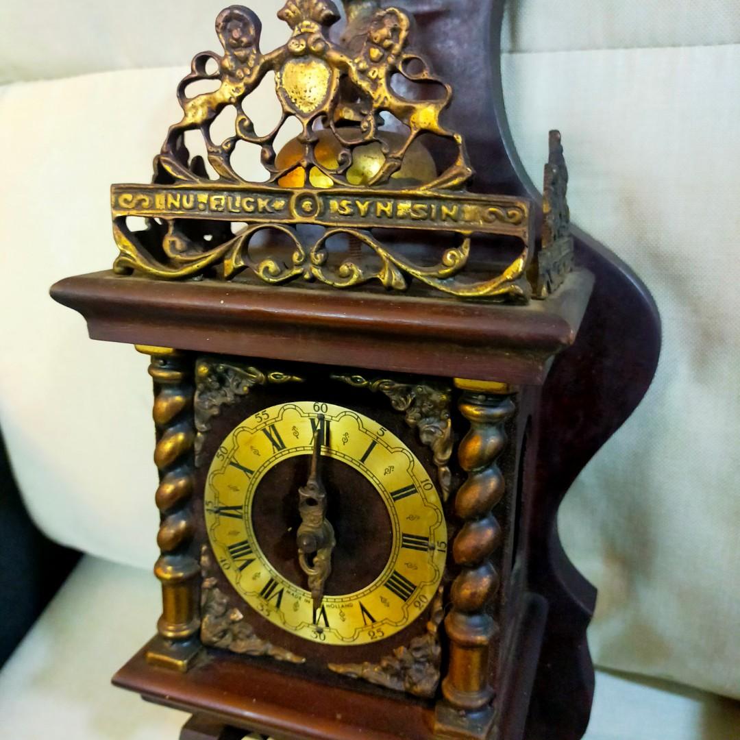 Vintage Dutch 'Zaanse' Wall Clock, Furniture & Home Living, Home Decor