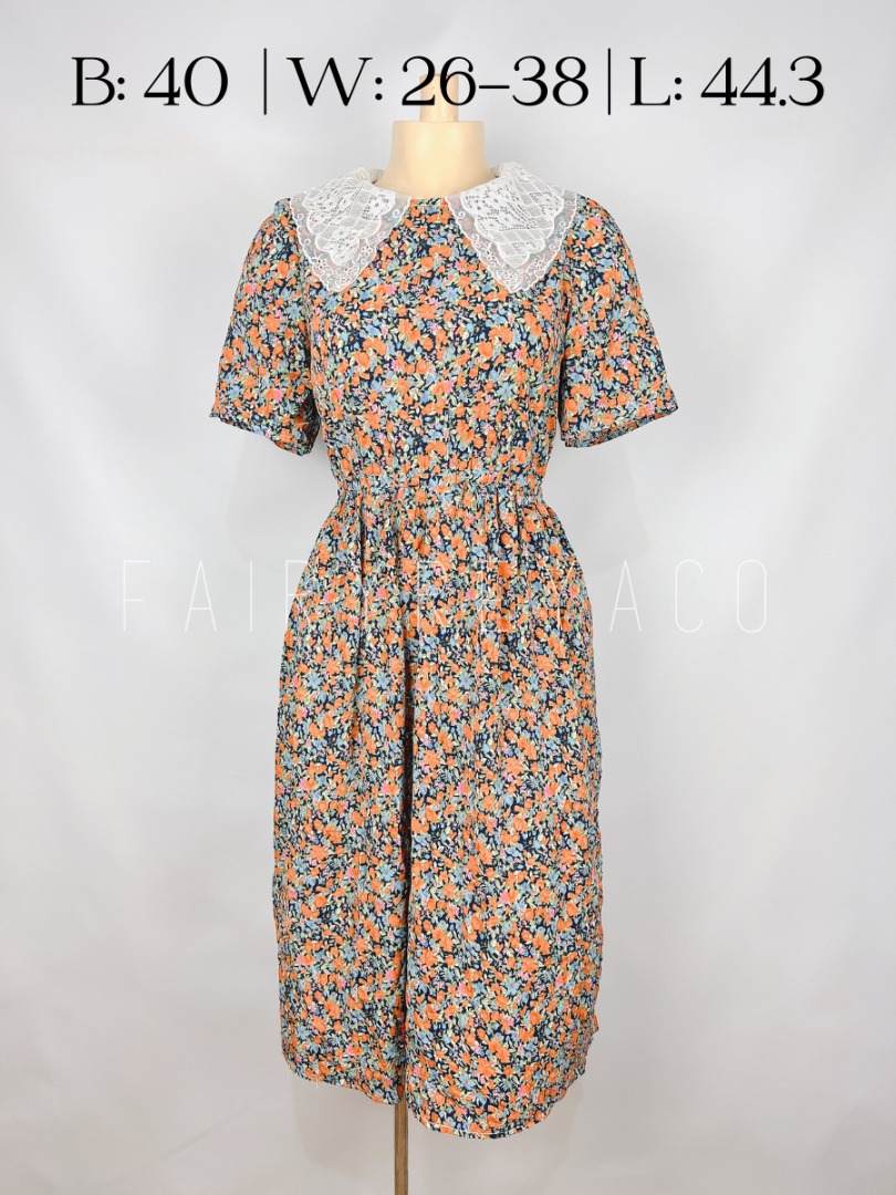 Vintage Floral Maxi Dress