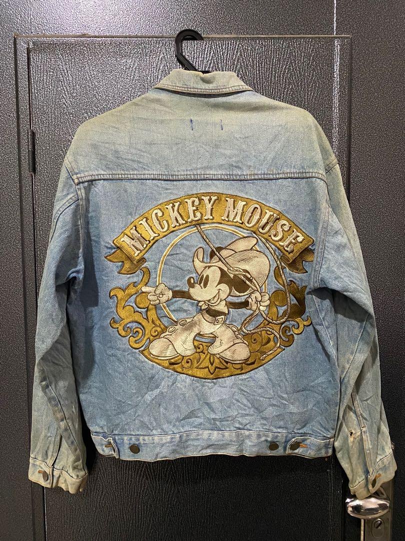 Vintage Mickey Mouse Denim Jacket Men s Fashion Coats Jackets