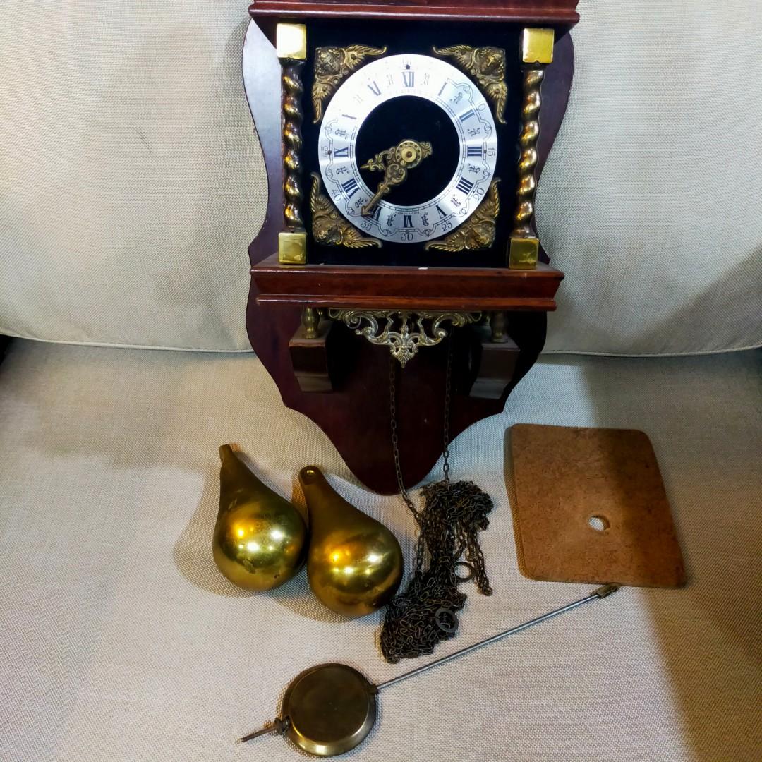 Vintage REGULA Dutch 'Zaanse' Wall Clock, Furniture & Home Living, Home