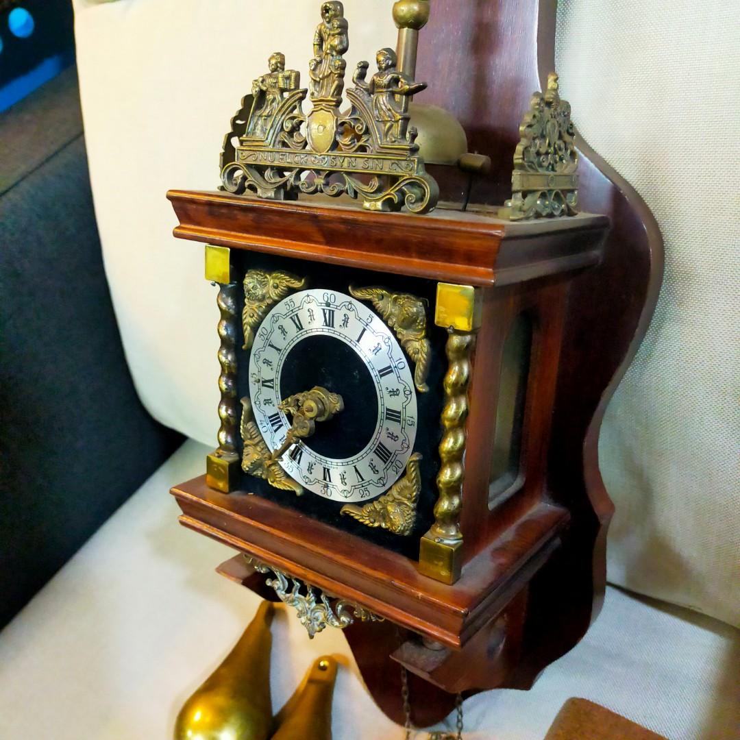 Vintage REGULA Dutch 'Zaanse' Wall Clock, Furniture & Home Living, Home