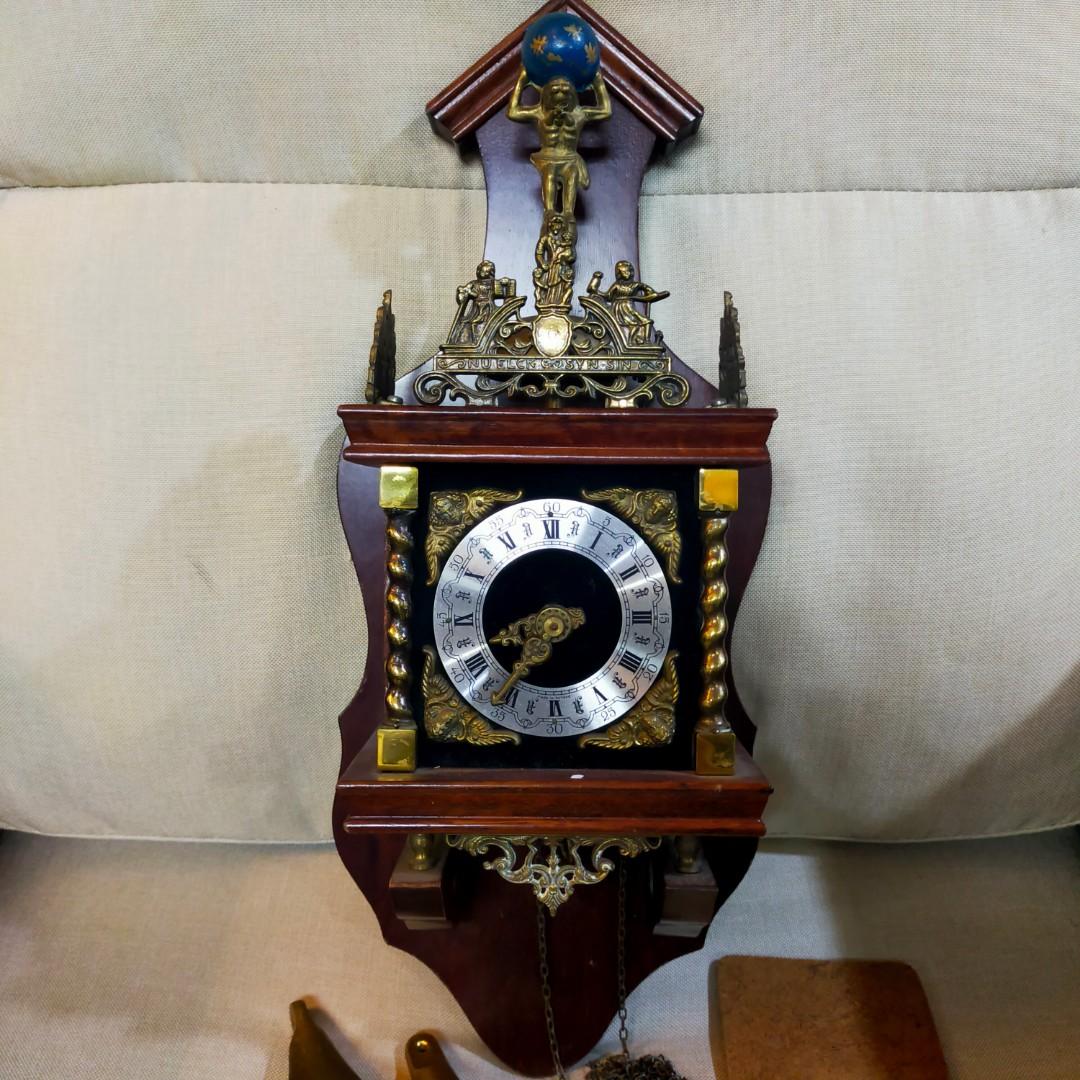 Vintage REGULA Dutch 'Zaanse' Wall Clock, Furniture & Home Living, Home