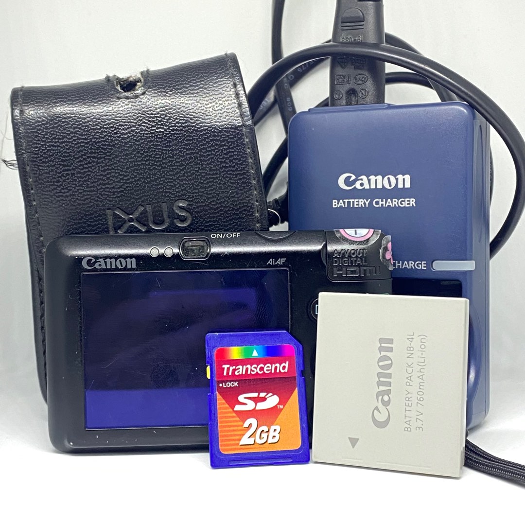 VINTAGE VIBE DIGICAM CANON IXUS 100 IS CCD SENSOR WITH DATE STAMP