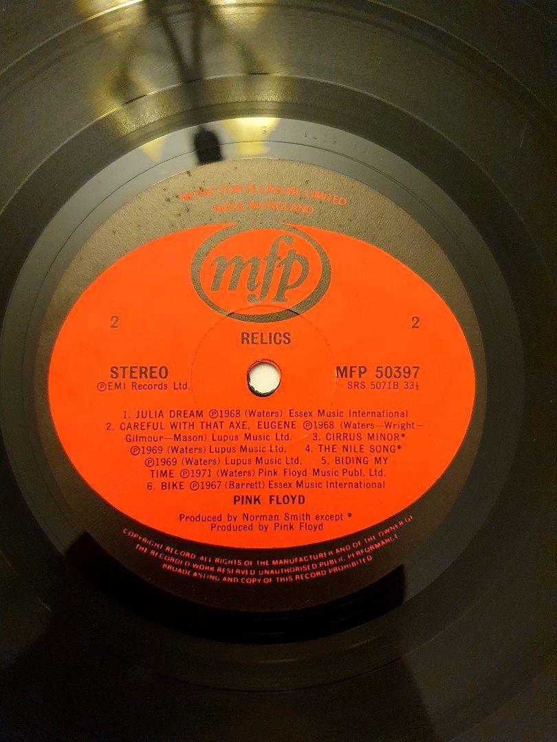 Vinyl Record: Pink Floyd - Relics (A Bizarre Collection Of Antiques ...