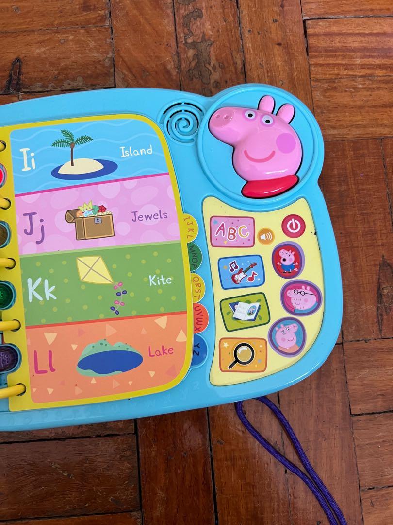 Vtech Learn & Discover Book (Category: Infant Playtime) located in Quezon City. Submitted by ccbargains (Listing ID 1190334993, Image 2). Description: Retails 2999 Hard to Find Super good deal for peppa lovers Batteries not included.