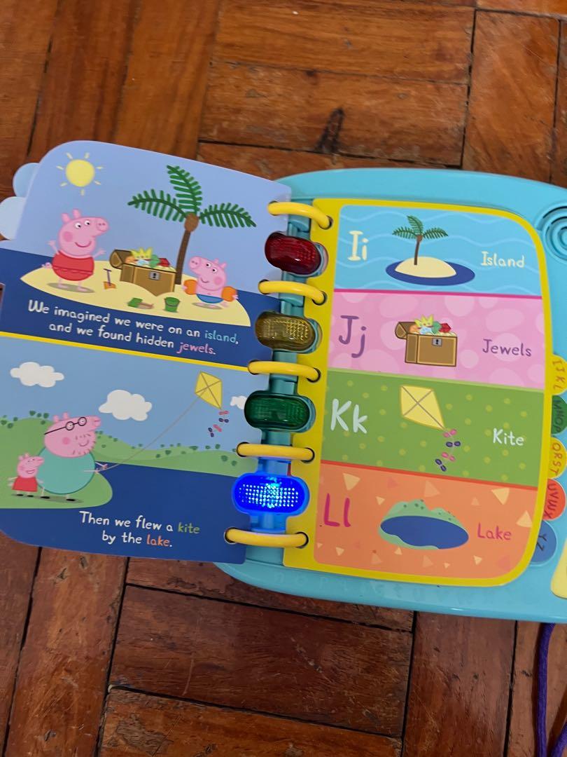 Vtech Learn & Discover Book (Category: Infant Playtime) located in Quezon City. Submitted by ccbargains (Listing ID 1190334993, Image 3). Description: Retails 2999 Hard to Find Super good deal for peppa lovers Batteries not included.