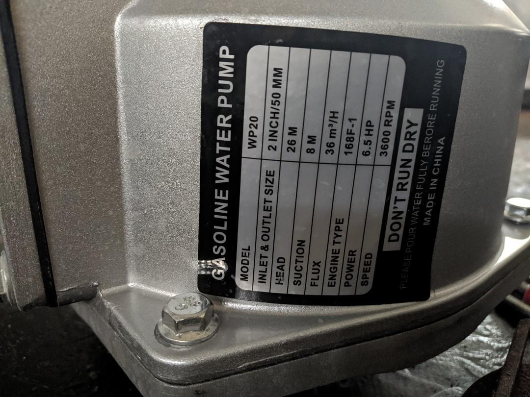 Water pumps (no motor), Commercial & Industrial, Industrial Equipment