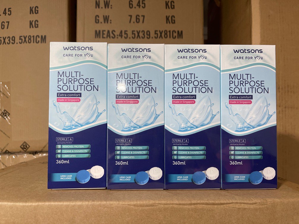 Watsons Contact lens multipurpose solution, Beauty & Personal Care