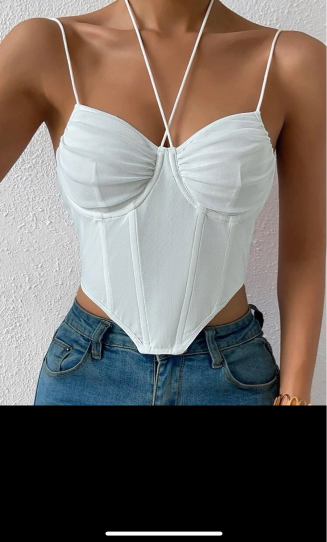 Bustier Top in White main image 0