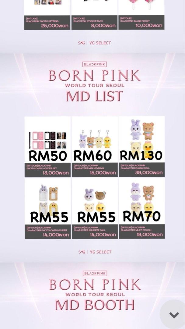 Pink world tour merchandise top