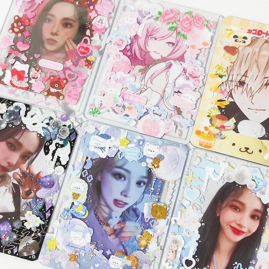 WTS/LFB Kpop Anime Photocard instock toploaders decorated stickers