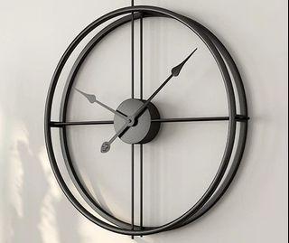 16 inch metal wall clock modern minimalist nordic decor