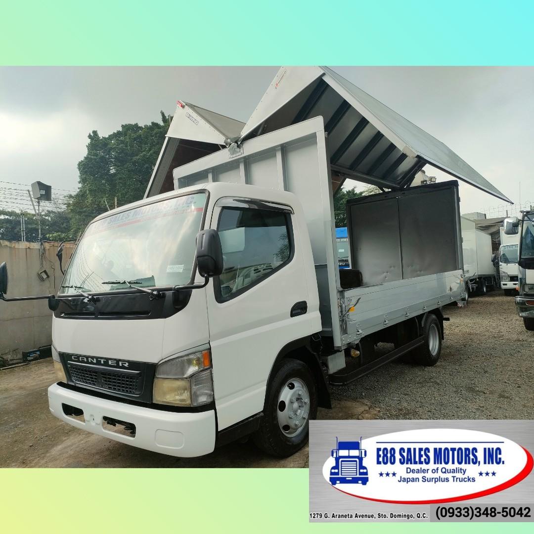 2021 mitsubishi fuso canter 14ft aluminum wing van 6w 6studs 4m51