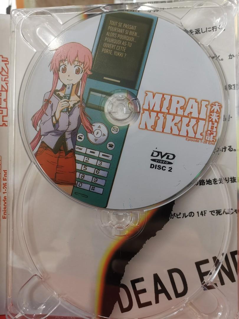 Japan Anime DVD Mirai Nikki Chapter 1-26 End Animation English Dubbed Sg222  for sale online