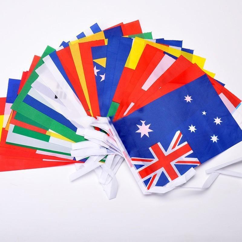 32pcs world cup Banderitas Flag, Hobbies & Toys, Stationary & Craft
