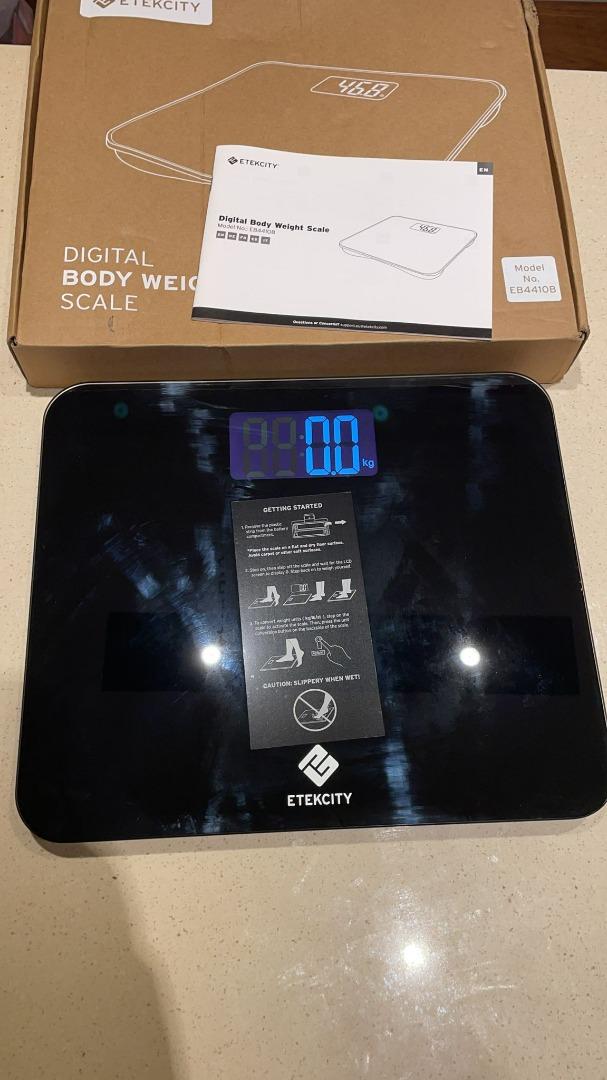 Etekcity Digital Body Weight Scale, 440 lb Capacity, Large 13.8 x