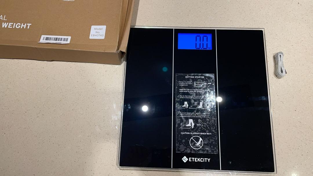 Etekcity Bathroom Scale for Body Weight and BMI Smart Bluetooth Digital Weighing  Scale Upgraded Version of eb9380h Scale Free VeSync App Rounded Corner 11 x  11 inches 0.1lb/ 0.05kg 400 Pounds