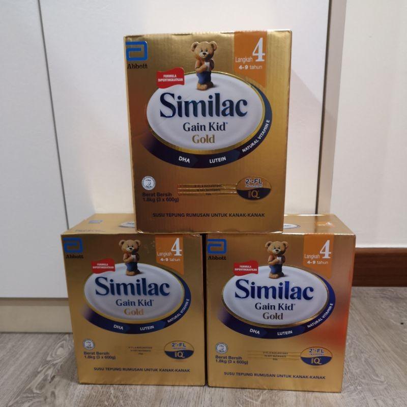 [3 box x 1.8kg] Similac Stage 4 ( Similac Gain Kid), Babies & Kids ...