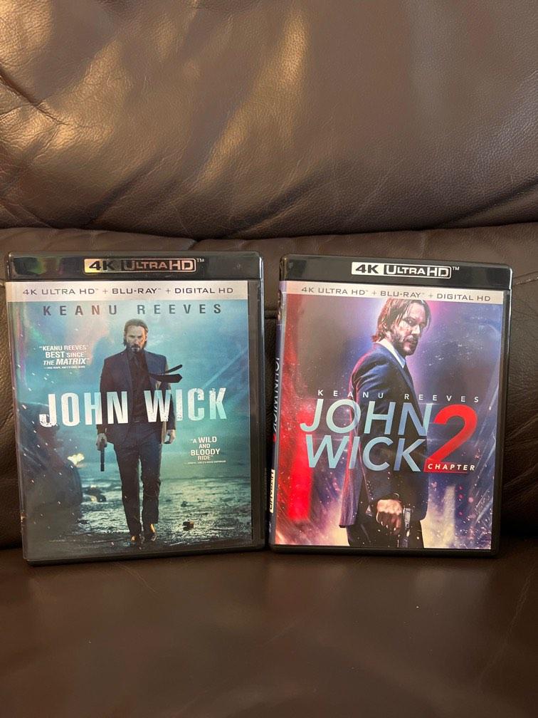 (4K) John wick 1 & 2 - 4K UHD Ultra HD Blu-ray bluray, Hobbies & Toys ...