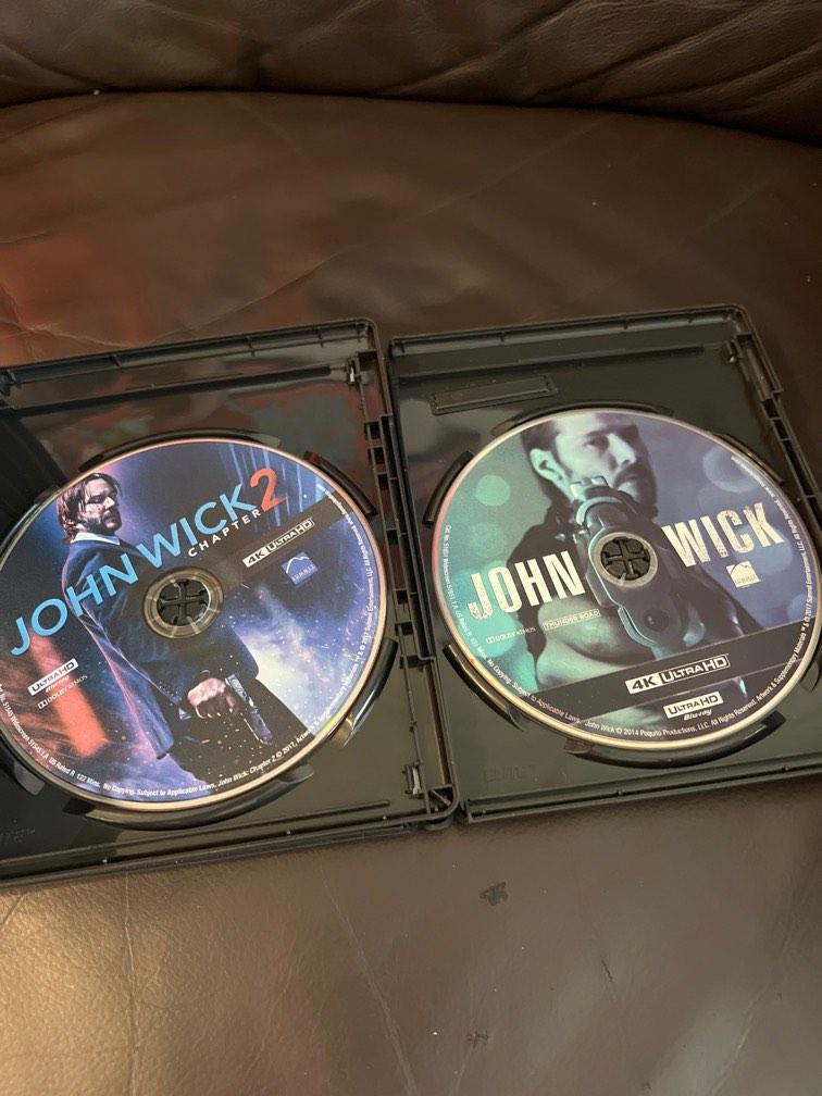 (4K) John wick 1 & 2 - 4K UHD Ultra HD Blu-ray bluray, Hobbies & Toys ...