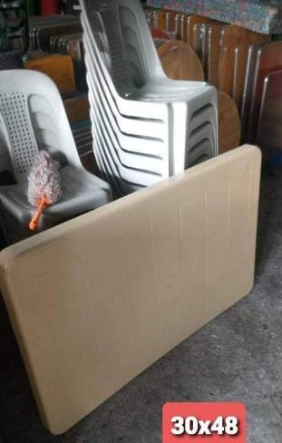4 SEATER MONOBLOCK TABLES (Category: Tables & Sets) located in Quezon City. Submitted by uno_store (Listing ID 1190591885, Image 3). Description: - BODEGA SALE -- MONOBLOCK TABLES J&T BUNNY FUSHON available in beige white green dimensions: 20x20" P 640 24x24" lowered P 725 24x24" standard height P 795 30"x30" = P 995 24"x36" = P 1095 36"x36" = P 1250 30"x48" = P 1390 PM for details and deliveries +639669963543.