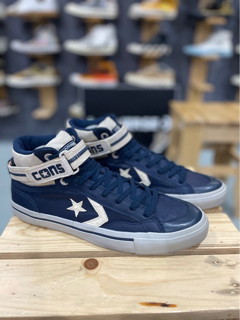 7.5uk Converse Pro Blaze Plus Leather Mid Nighttime Unisex