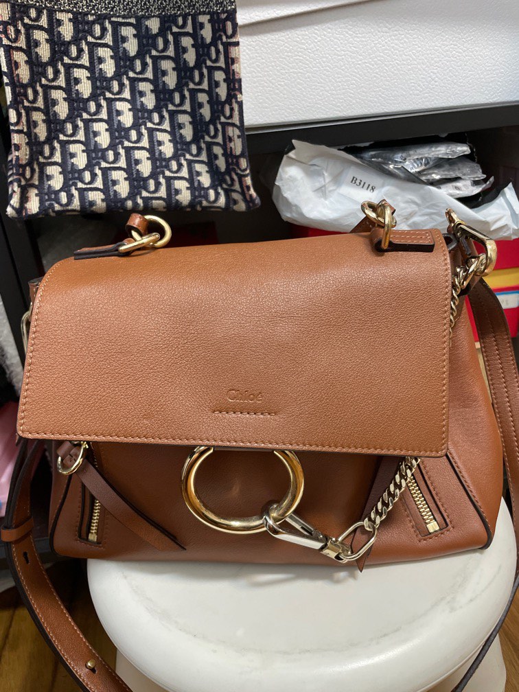 Chloe faye bag tan hot sale