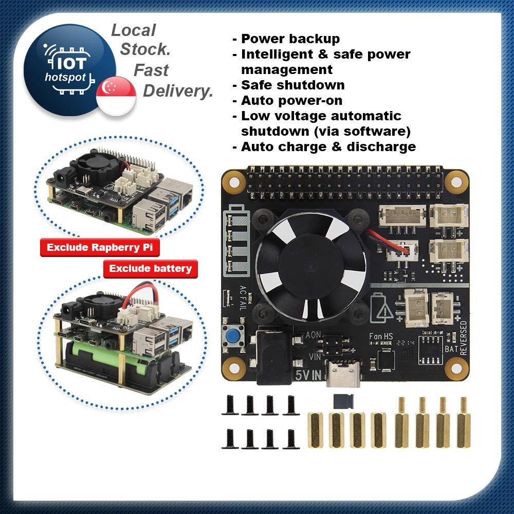 🔥 Geekworm Raspberry Pi X708 X728-A2 18650 UPS Power Management 