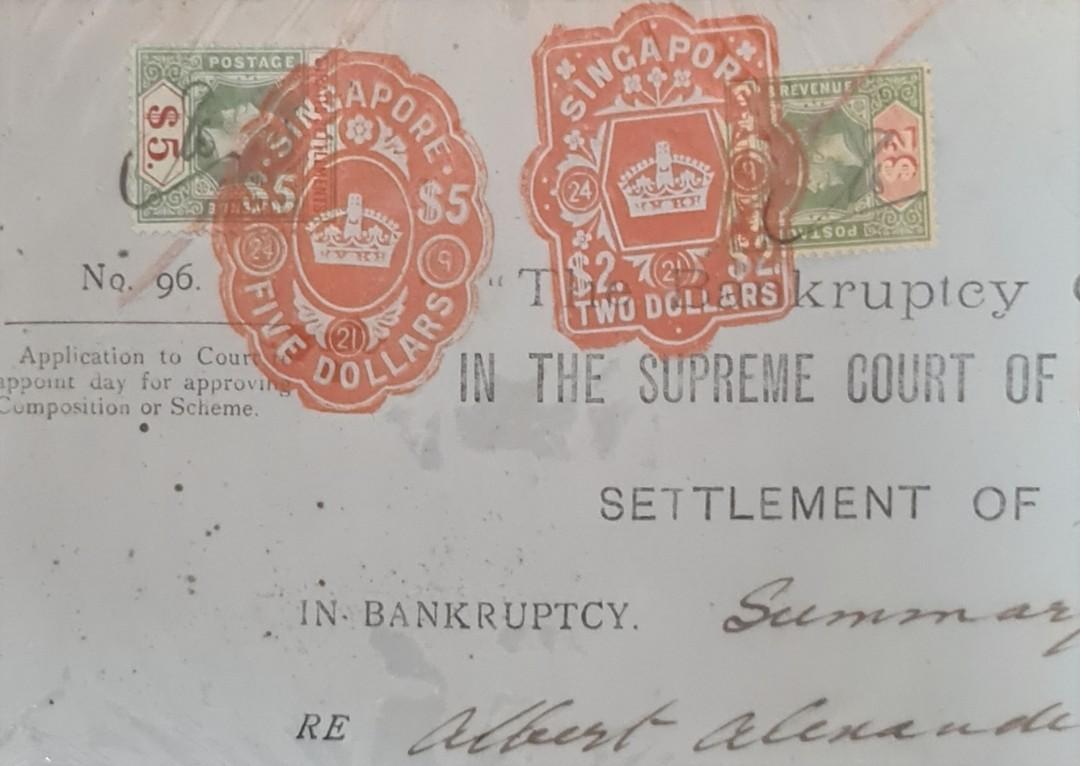 STRAITS SETTLEMENTS Postage and Revenue Stamp 19041910 King Edward VII